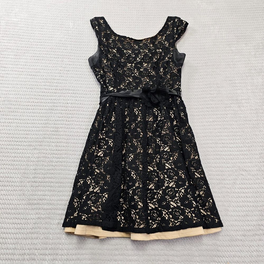 Women's Pompous Girly Lace overlay Dress Size‎ Small Cute